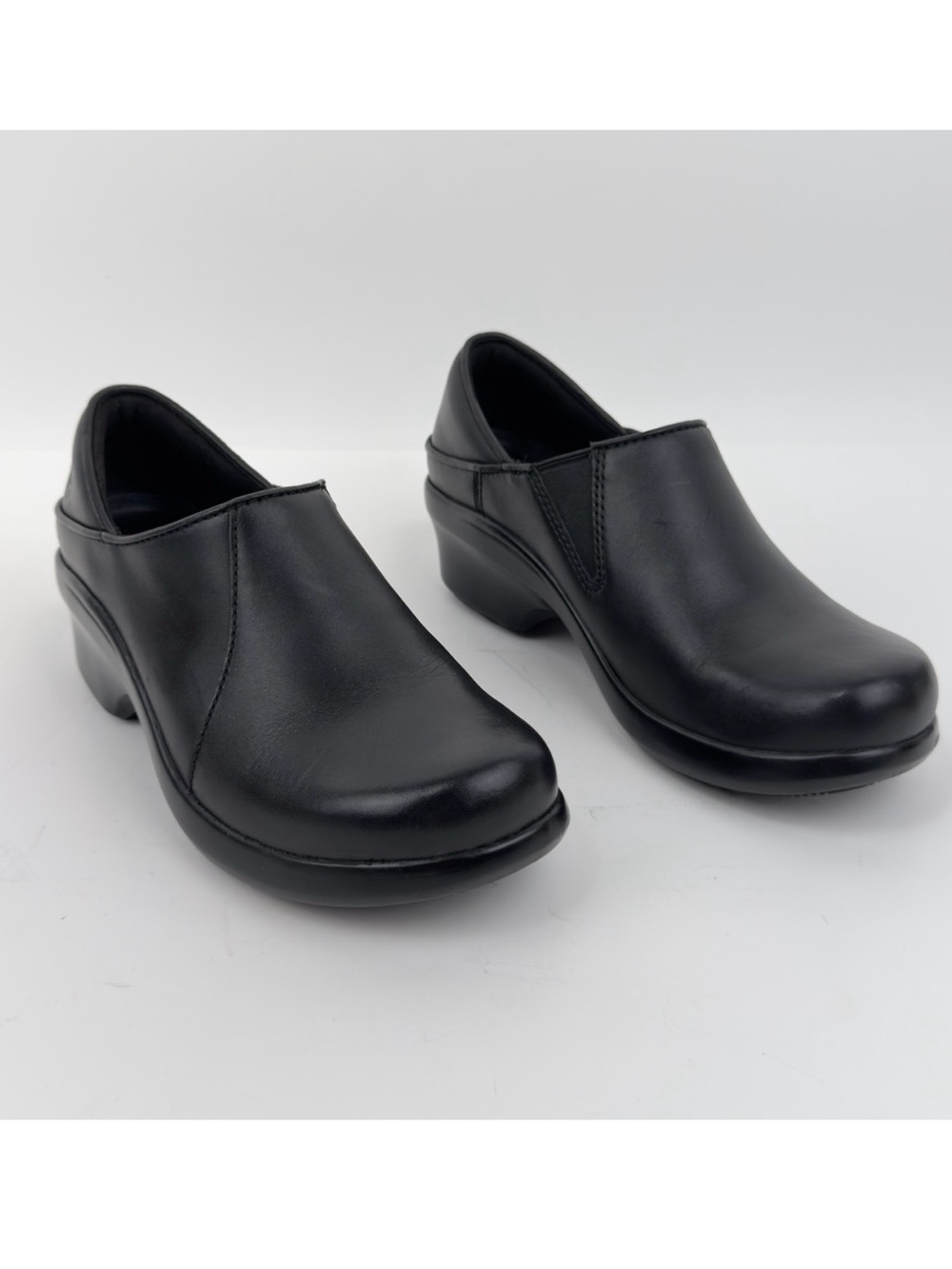 Ariat Expert Safety Clogs Women's 8B Black Leather Composite Toe Slip On Shoes